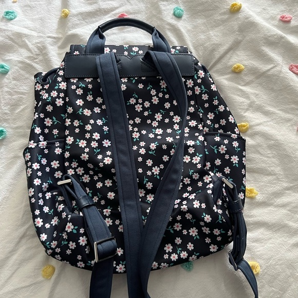 Kate Spade Navy Floral Daisy Nylon Backpack main image 3